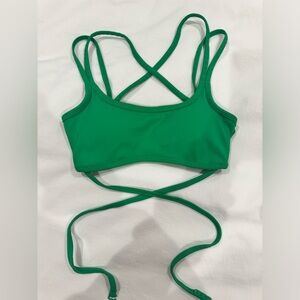 IBODY from Cotton On Green Criss Cross Green Sports Bra